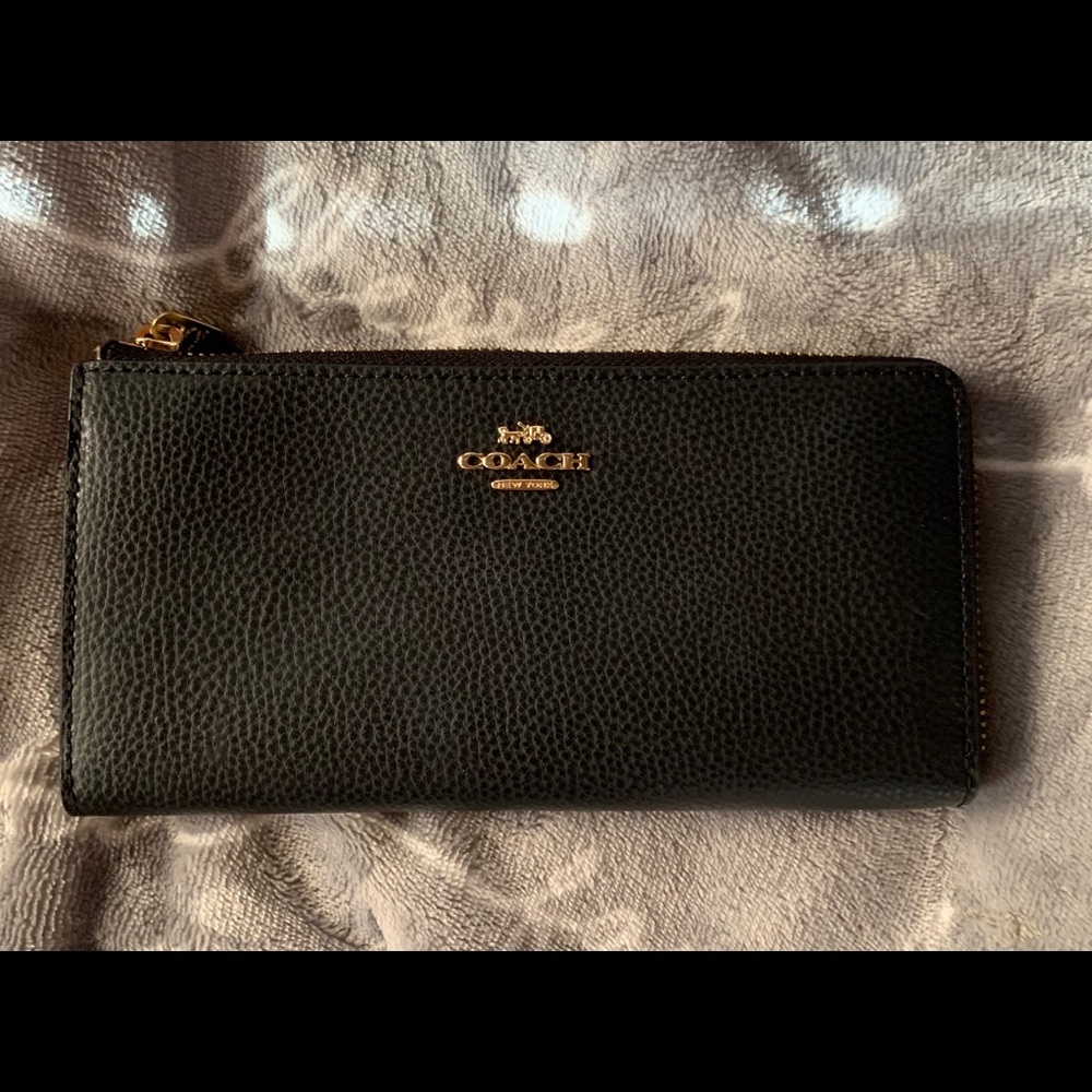 Black coach wallet